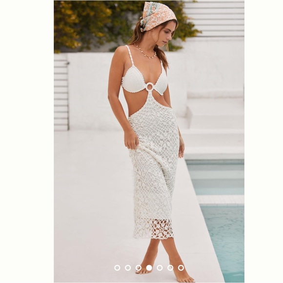 Free People Other - Anthropologie X Capittana Martina crochet cover up